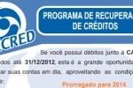 Programa de Recuperação de Créditos da Caesb - RECRED