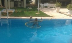 Caça vazamentos em piscina no estado da Bahia