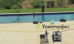 Vazamento na tubulação da piscina da E. R. M. em Brasília – DF